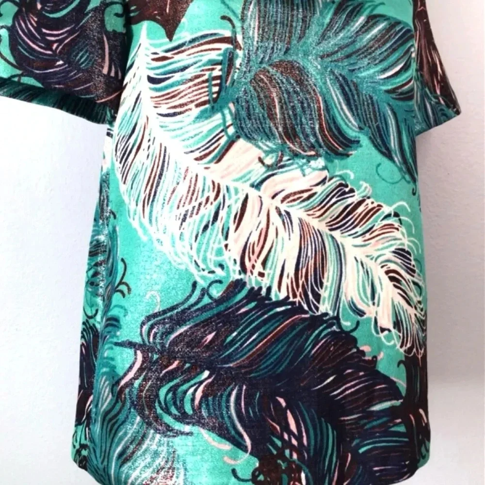 NWOT Kate Spade Shimmery Printed Blouse $328